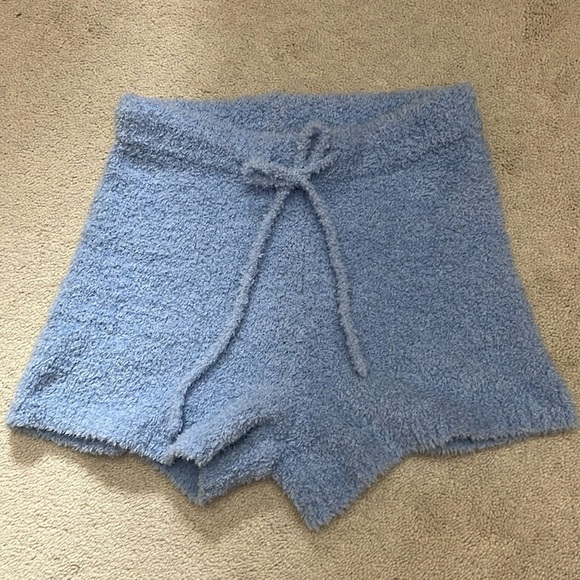 Blue Garage Plush Shorts - Picture 1 of 3